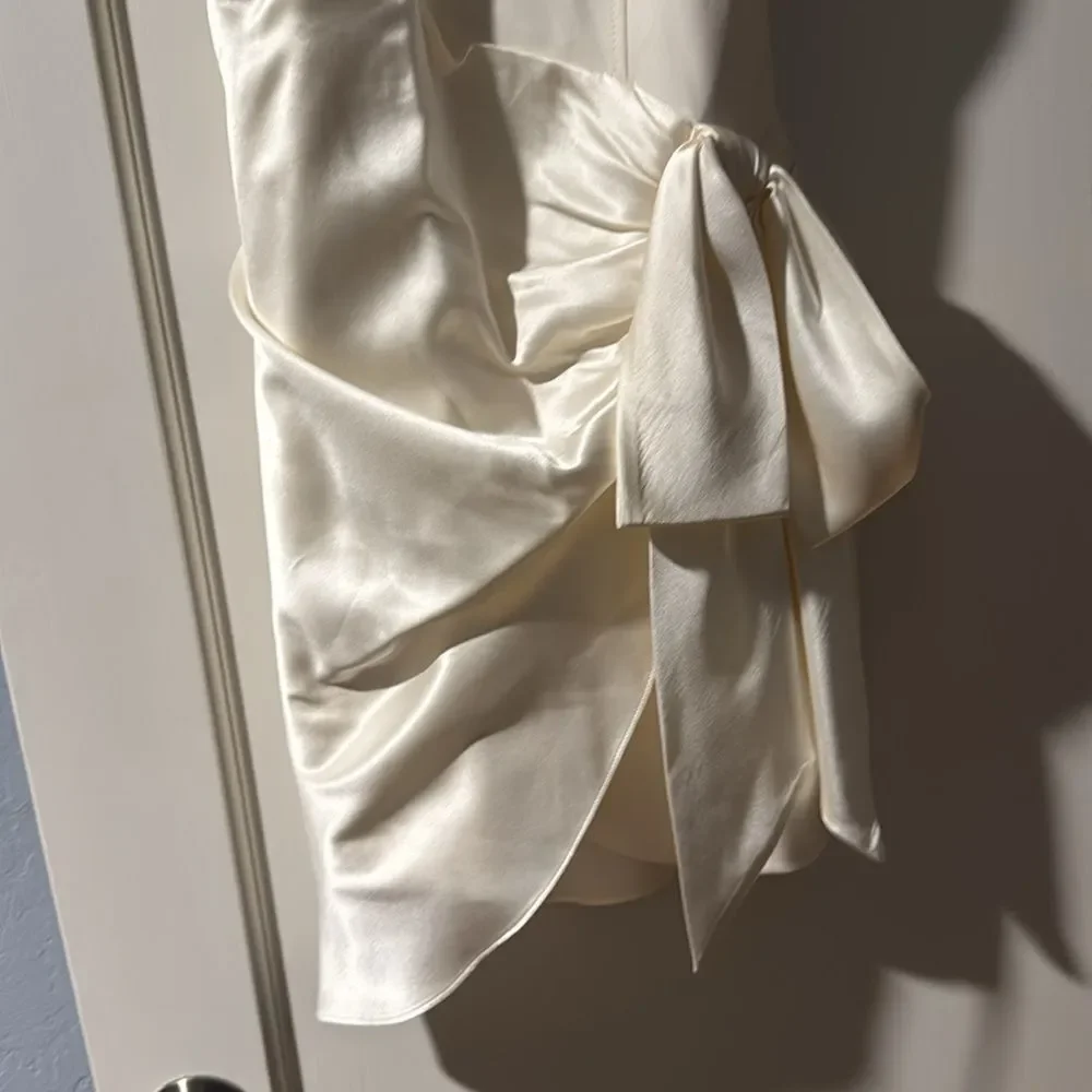 Cinq A Sept Windsor Ivory Mini Dress Size 2 - Picture 9 of 10